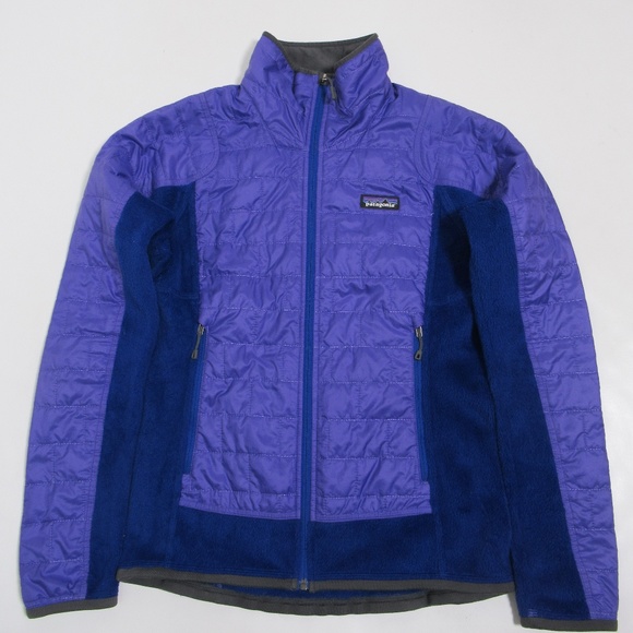 Patagonia Women's Nano Puff® Hybrid Jacket Violetti VLTI 83326FA14 Size M - Picture 1 of 12